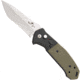 Bear OPS Auto Bold Action 5 Folding Knife, 3.13in, Sanvick 14C28N, Black/Od Green G10 Handle w/ Bead Blast, AC-500-B4-P