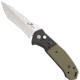 Bear OPS Auto Bold Action Folding Knife, 4.5in, Sanvick 14C28N Stainless Steel, Black/OD Green G10 Handle, AC500B4P