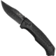 Bear OPS Slide Lock Folding Knife, 4.5in, Modified Clip Point, Black Aluminum, MC-550-AlBK-B
