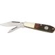 Bear &amp; Son Barlow Fold Knife, High polished 1095 Carbon Steel Blade, Red Stag Bone handl BCCRSB281