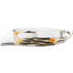 Bear &amp; Son Cutlery 3 3/4 Genuine India Stag Bone Automatic Lockback With Metal Belt Clip - 5A08