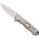 Bear &amp; Son Cutlery 4 1/2 Stainless Steel Handle With Satin Finish Blade With Pocket Clip - MC-400-SS-S