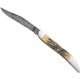Bear &amp; Son Cutlery 5 Genuine India Stag Bone Damascus Large Toothpick - 5193D