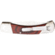 Bear &amp; Son Cutlery 5 Rosewood Automatic Lockback With Metal Belt Clip &amp; Leather Sheath - 2A97R