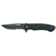 Bear &amp; Son Cutlery Pattern 112 Folding Knife, 3.5in,Black Serr Blade, 440 Stainless Steel, Black Matte G-10 Handle, 71131