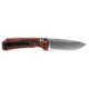 Benchmade Hunt Grizzly Creek Hunting Folding Knife, 3.49 in, CPM-S30V Steel, Drop Point Blade, Stabilized Wood, Brown Handle 15062