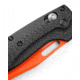 Benchmade Taggedout Folding Knife, 3.5 in, CPM MagnaCut Stainless Steel, Clip Point Blade, Hunting, Carbon Fiber, Black Handle 15535OR-01