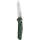 Benchmade 940 Blue Class Folding Knife, Plain Edge, Satin Blade 940
