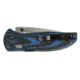 Benchmade APB Assist Plain Edge Folding Knife with Black Coated Blade, Black and Blue 665S