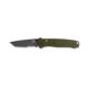 Benchmade Bailout Folding Knife, 3.38in, CPM-M4 Steel, Serrated Tanto Blade, 6061 T6 Aluminum, Woodland Green Handle, 537SGY-1