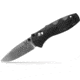 Benchmade Mini-Barrage Folding Knife, Plain Edge, Satin Blade 585
