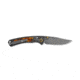 Benchmade Mini Crooked River Folding Knife, 3.40in, Damasteel, Clip Point, CF Elite handle, 15085-201