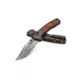 Benchmade Mini Crooked River Folding Knife, 3.40in, Damasteel, Clip Point, CF Elite handle, 15085-201