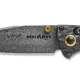 Benchmade Mini Crooked River Folding Knife, 3.40in, Damasteel, Clip Point, CF Elite handle, 15085-201