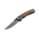 Benchmade Mini Crooked River Folding Knife, 3.40in, Damasteel, Clip Point, CF Elite handle, 15085-201