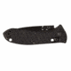 Benchmade Mini Presidio II Axis Folding Knife, Plain Edge Coated Drop Point Blade, 3.2in, Black Anodized Billet Aluminum Handle, 575BK