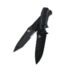 Benchmade Nimravus Fixed Tanto Knife, Combo Edge, BK1 Blade, Black Handle 141SBK