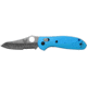 Benchmade Pardue, Mini Grip Folding, Partially Serrated Knife 555SHG-BLUE