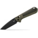 Benchmade Redoubt Axis Tanto Knives Folding Knife, 3.53 in, CPM-D2 Steel, Drop Point, Grivory, Ranger Green, 431BK-1