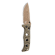 Benchmade Sibert Adamas Axis Stud Folding Knife, 3.82in CPM-CruWear Steel Drop Point Flat Earth Coated Blade, Contoured G-10 Handle, 275FE-2