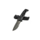 Benchmade Sibert Adamas Axis Stud Folding Knife, 3.82in CPM-CruWear Steel Drop Point Serrated Grey Coated Blade, Contoured G-10 Handle, 275SGY-1