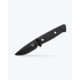 Benchmade Sibert Mini Bushcrafter Fixed Blade Knife, 3.38in, CPM-Cruwear, Black, 165BK