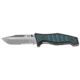 Benchmade Sibert Vicar ComboEdge Folding Knife with Silver Satin Blade, Black and Green 757S