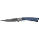 Benchmade Successor Folding Knife, 2.56in, M390 Stainless Steel, Drop-Point, 6061-T6 Aluminum, Ash Gray/ Crater Blue, 315