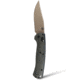 Benchmade Taggedout Folding Knife, 3.5 in, Elmax Stainless Powder Steel, Clip Point Blade, Grivory, Tan Handle, 15536TN-02