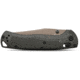 Benchmade Taggedout Folding Knife, 3.5 in, Elmax Stainless Powder Steel, Clip Point Blade, Grivory, Tan Handle, 15536TN-02