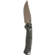 Benchmade Taggedout Folding Knife, 3.5 in, Elmax Stainless Powder Steel, Clip Point Blade, Grivory, Tan Handle, 15536TN-02