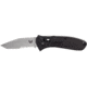 Benchmade Auto Presidio Tanto Folding Knife, Combo Edge, Bead-Blast Blade 5300S