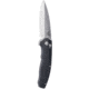 Benchmade Vector Axis Folding Knife,Plain Edge Satin Spear Point Blade, 3.6in,Black Contoured G10 Handle, 495
