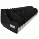 BenchMaster Rifle Rest 18 Gun Pistol Weapon Rack, Black &amp; Gray BMWRM118