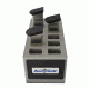 BenchMaster Rifle Rest WeaponRAC Double Stack Rack for Twelve 9mm Magazines BMWRDS9MR12