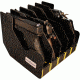 BenchMaster Rifle Rest Weapon Rack Deluxe - Five Gun Pistol Rack - Handgun Safe Storage Accessories, BMWRDM5