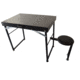 BenchMaster Shooting Table With Seat, Steel Consruction, Black, BMST2