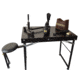BenchMaster Shooting Table With Seat, Steel Consruction, Black, BMST2