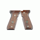 Beretta Wooden Weapon Grips w/ Medallion, 84F, Walnut, JG84FW
