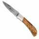 Beretta Multi-Use Hunting Folding Knife, 2.95in, 440 Stainless, Brown Olive Wood Hande, 125/1OLP