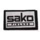 Beretta Sako Patch Rectangle, Black PATCHSK99