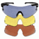 Beretta Trident Shooting Glasses , Yellow/Red/Blue Smoke OC7000010009