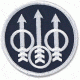 Beretta Velcro Tactical Patch, 3 Arrow, Blue and White PATCHTRI54