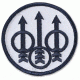 Beretta Velcro Tactical Patch, 3 Arrow, White and Blue PATCHTRI01