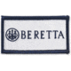 Beretta Velcro Tactical Patch, Logo, White and Blue PATCHPB01