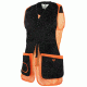 Beretta Womens DT11 Vest, Black and Orange, Extra Large GT021021130945XL