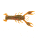 Berkley PowerBait MaxScent Lilft Trooper Soft Bait, 2 1/2in, 8 Pack, Watermelon Copper/Orange w/Red, 1520666