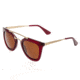 Bertha Ella Polarized Sunglasses, Red / Brown BRSBR010R