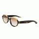 Bertha Laurel Single Vision Prescription Sunglasses, Black/Tan Frame, BRSBR006MSV