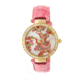 Bertha Mia Mother-Of-Pearl Leather-Band Watch, Multicolor/Pink BTHBR7404